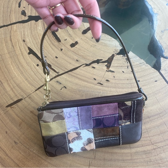 Coach Multi-Color and Fabric Wristlet - Picture 2 of 3